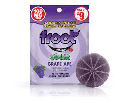 Sour Grape Single Gummy